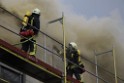 Dachstuhlbrand Koeln Poll Geislarerstr P030